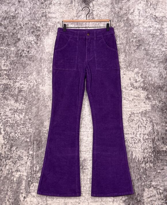 Hammies Other - Hammies Bell Bottom Pants 30 Mens Purple Corduroy